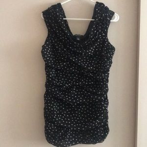 Black polka top